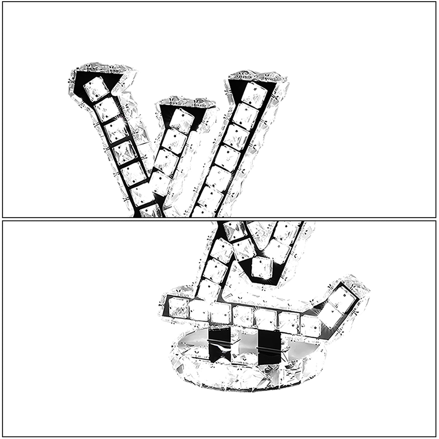LV Crystal Table Lamp
