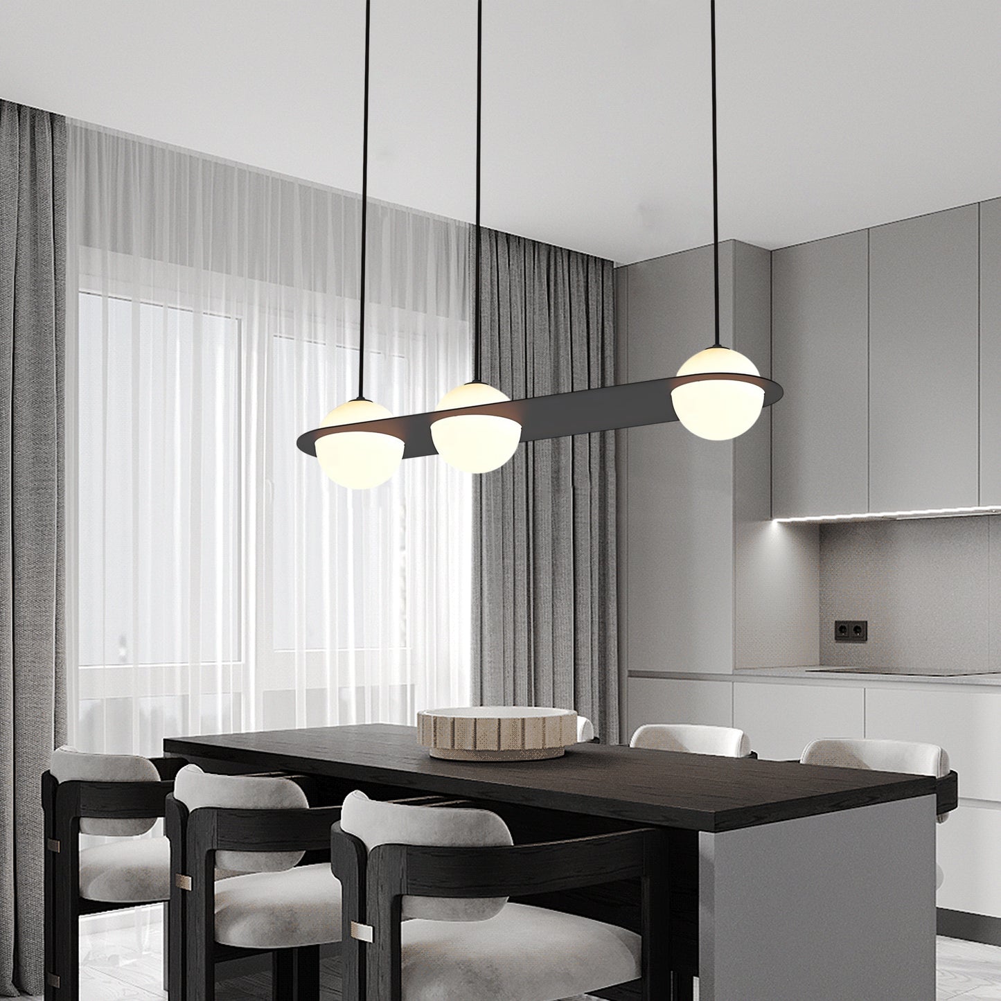 Laurent Glass Pendant Light