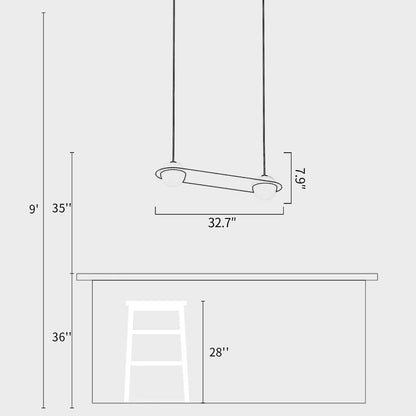 Laurent Glass Pendant Light