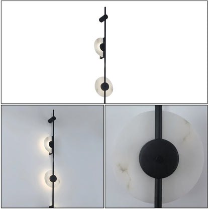 Linear Alabaster Wall Light