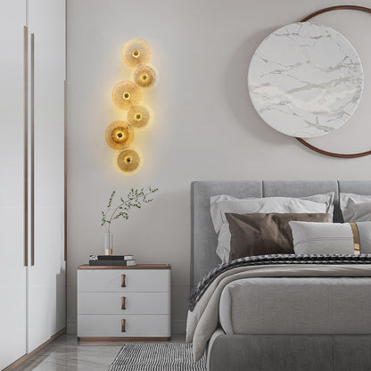 Lotus Leaf Glazed Sconce