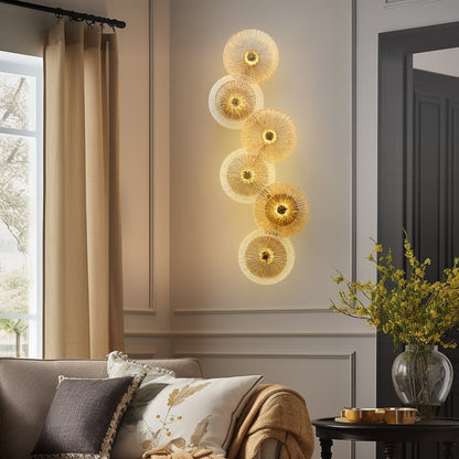 Lotus Leaf Glazed Sconce