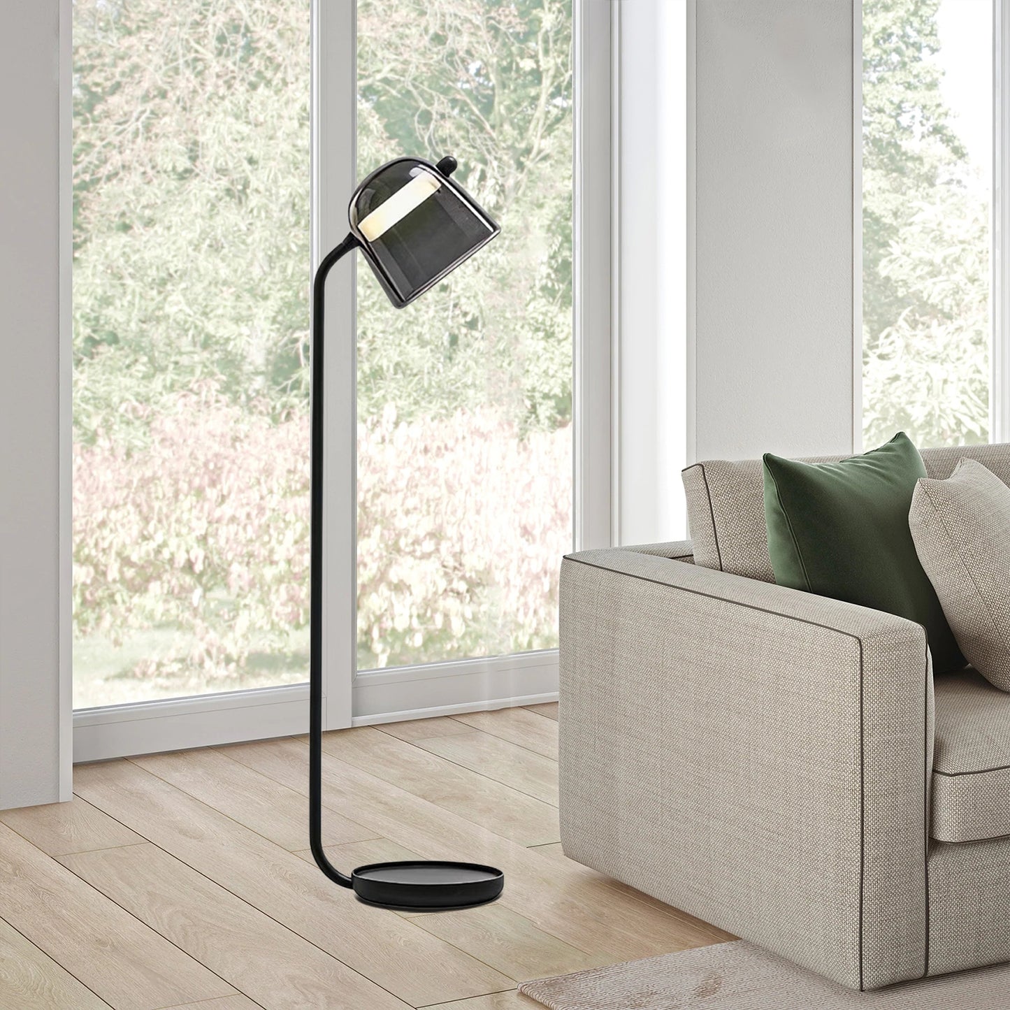 Luma Glass Floor Lamp