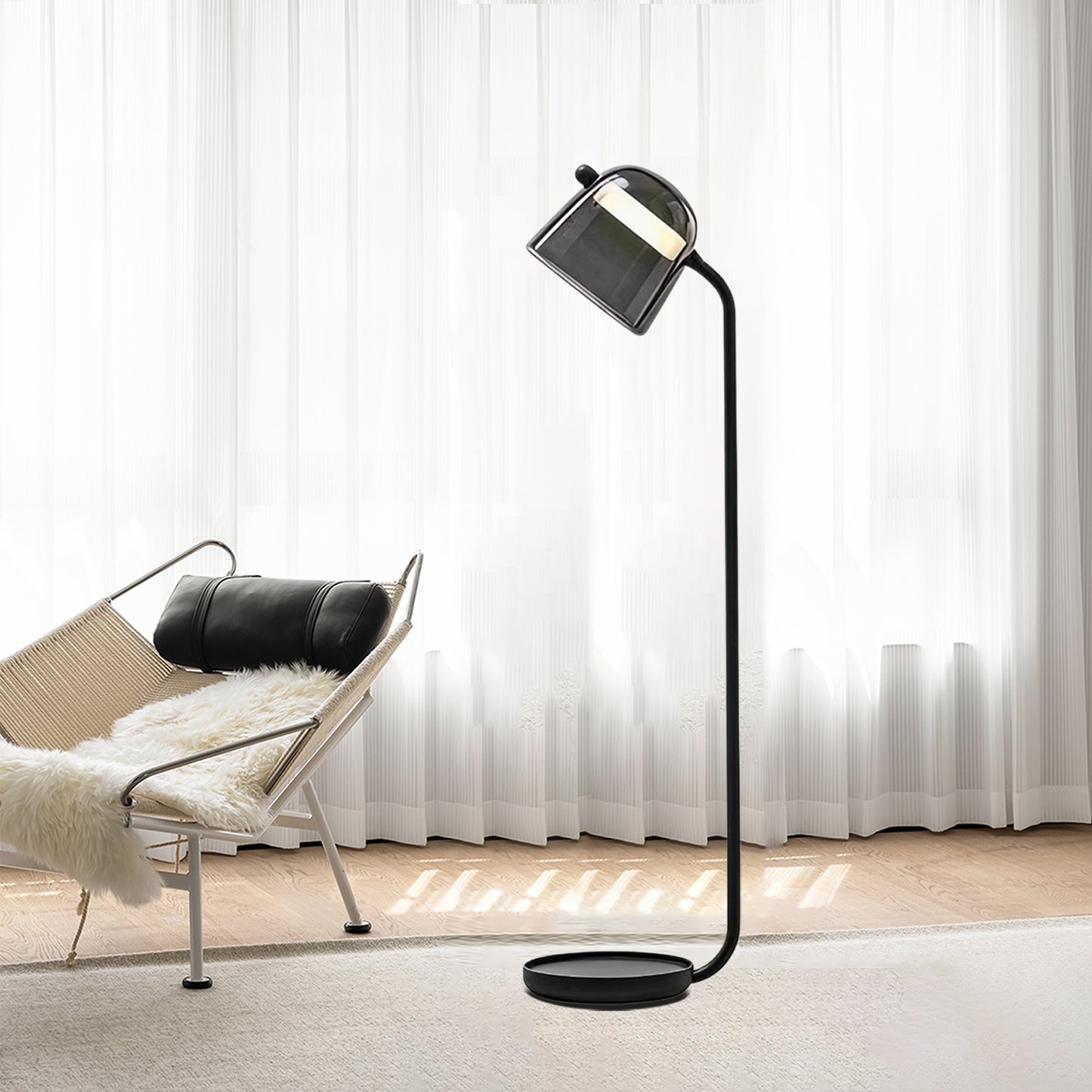 Luma Glass Floor Lamp