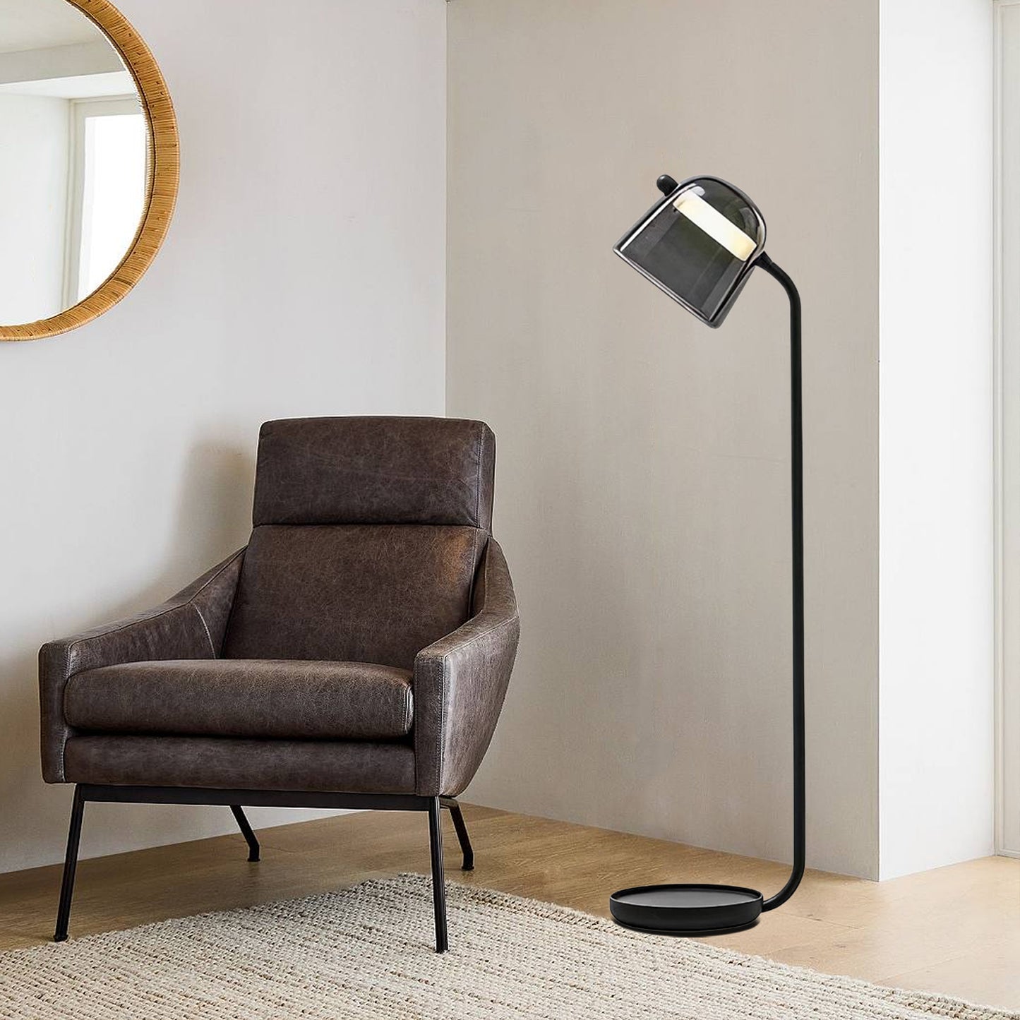 Luma Glass Floor Lamp