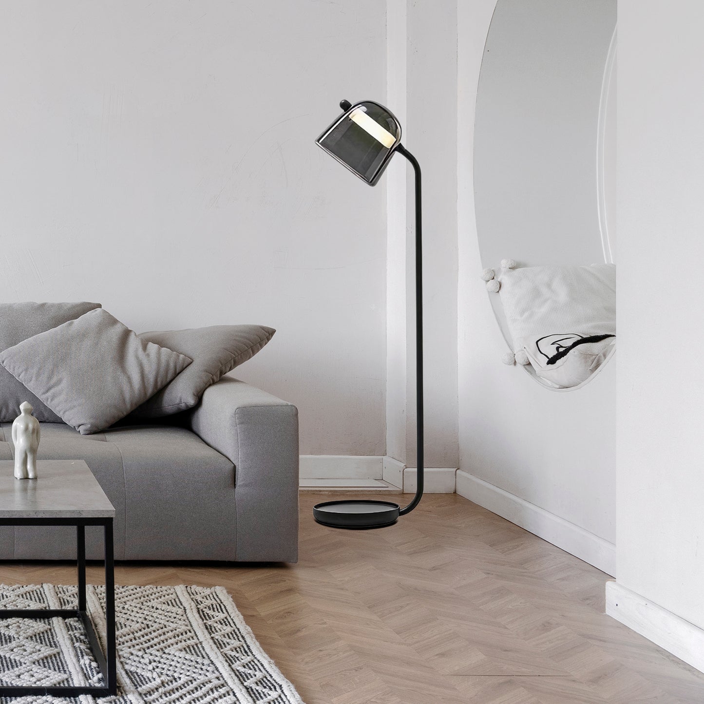 Luma Glass Floor Lamp