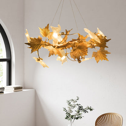 Maple Leaf Chandelier