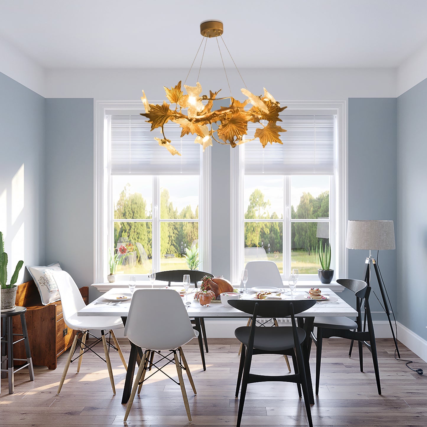 Maple Leaf Chandelier