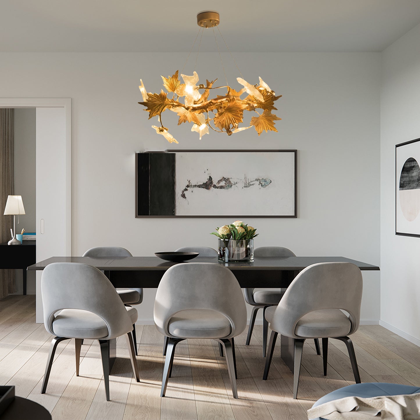 Maple Leaf Chandelier