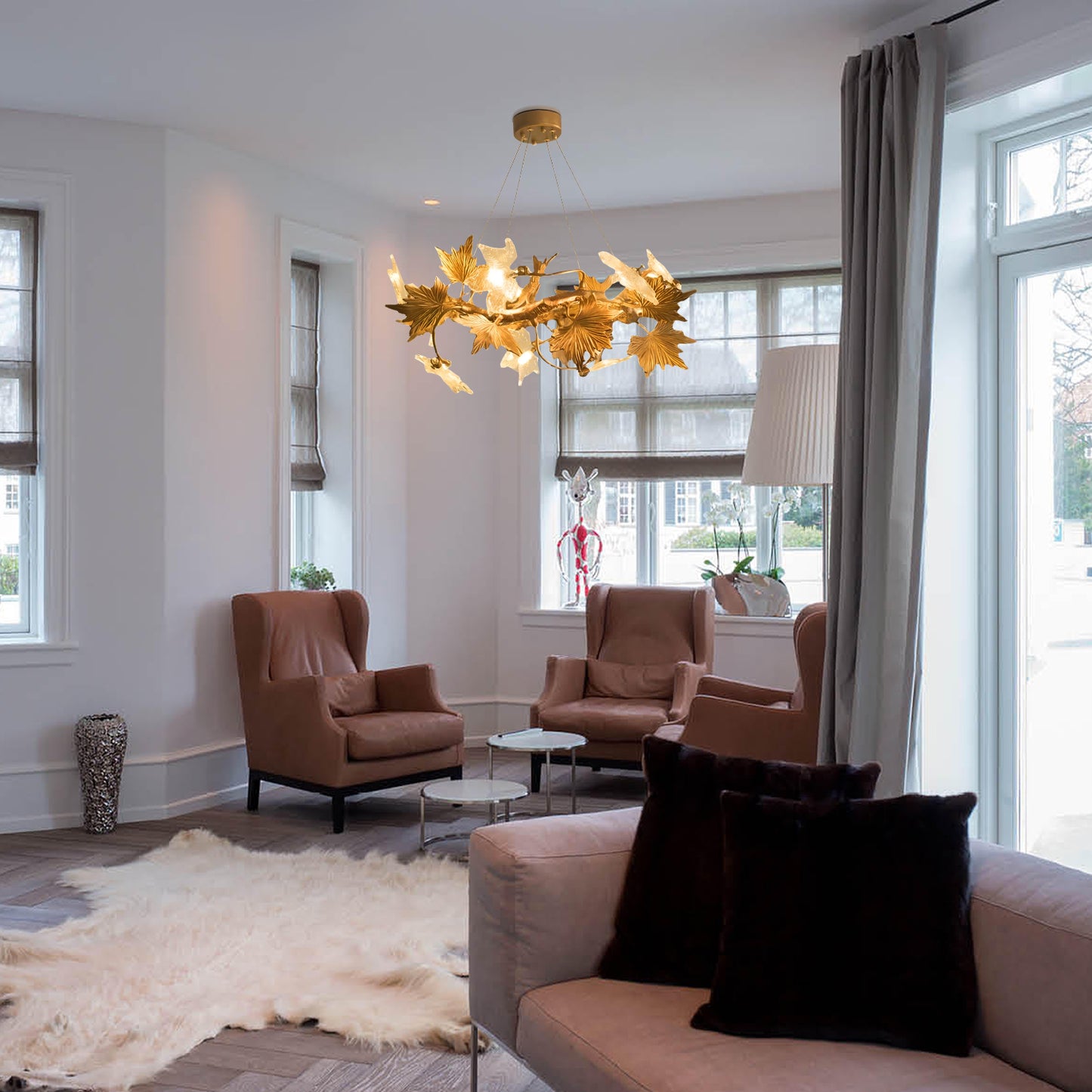 Maple Leaf Chandelier