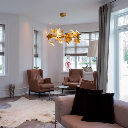 Maple Leaf Chandelier
