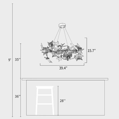 Maple Leaf Chandelier