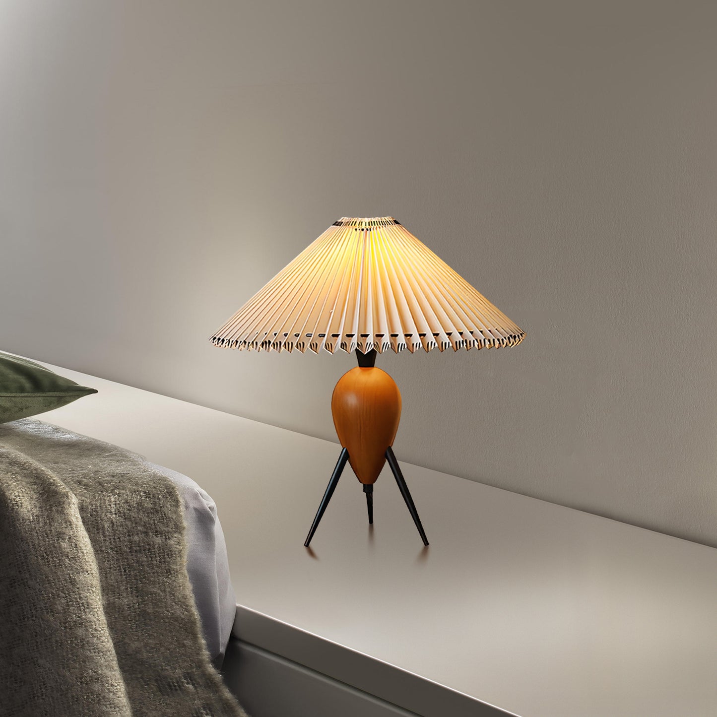 Mid-century Folded Table Lamp