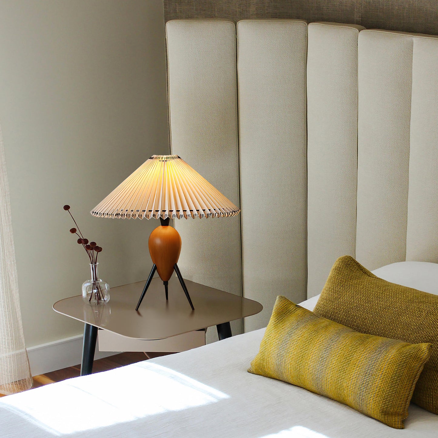 Mid-century Folded Table Lamp