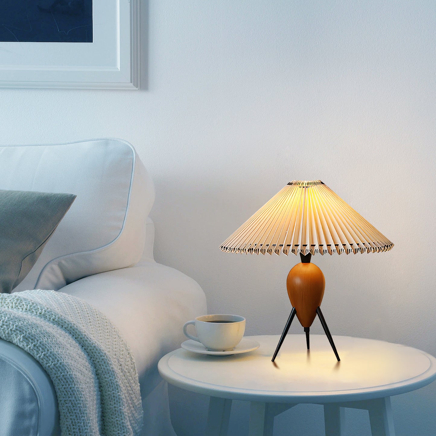 Mid-century Folded Table Lamp