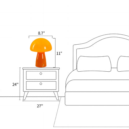 Midcentury Mushroom Lamp