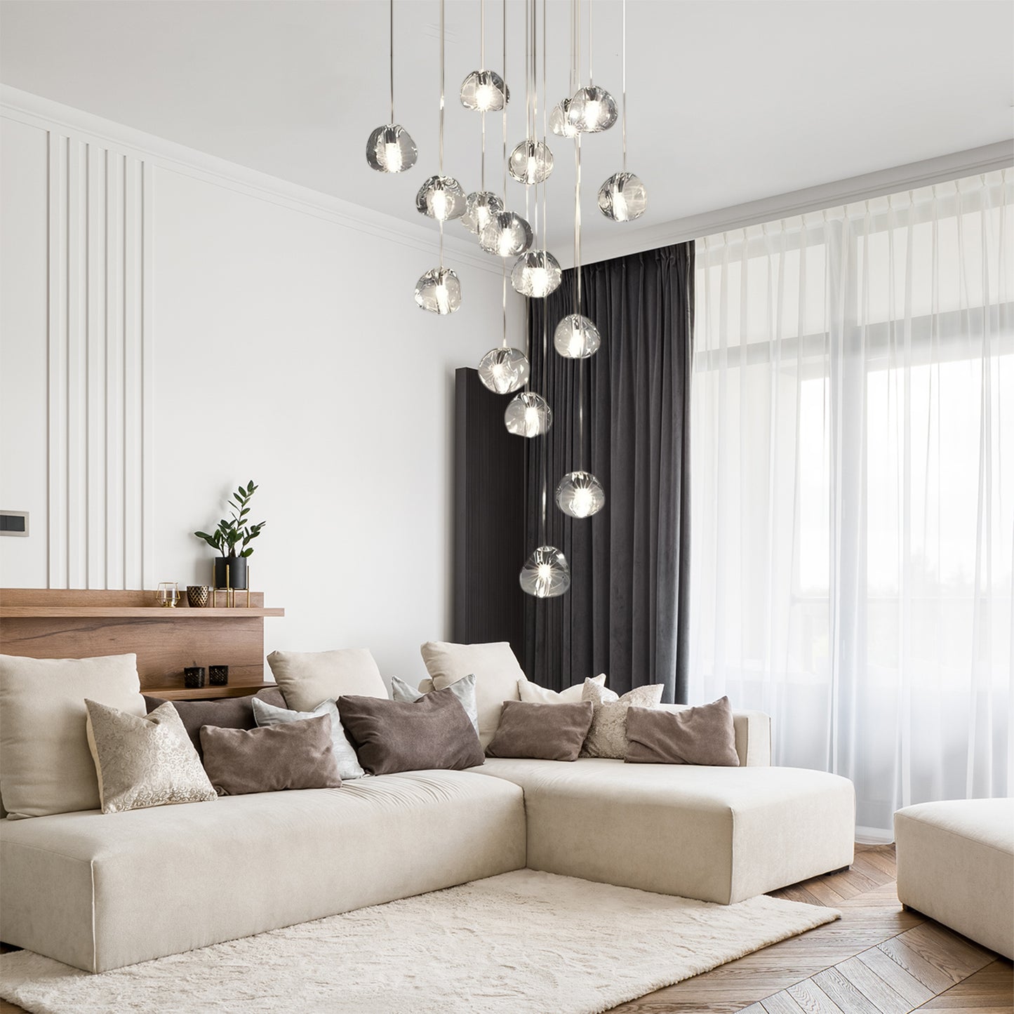 Mizu Glass Pendant Light