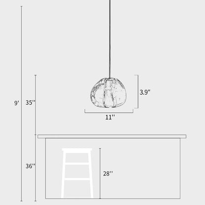 Mizu Glass Pendant Light