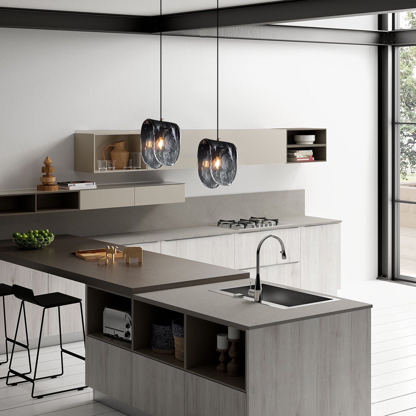 Montaigne Glass Pendant Lamp