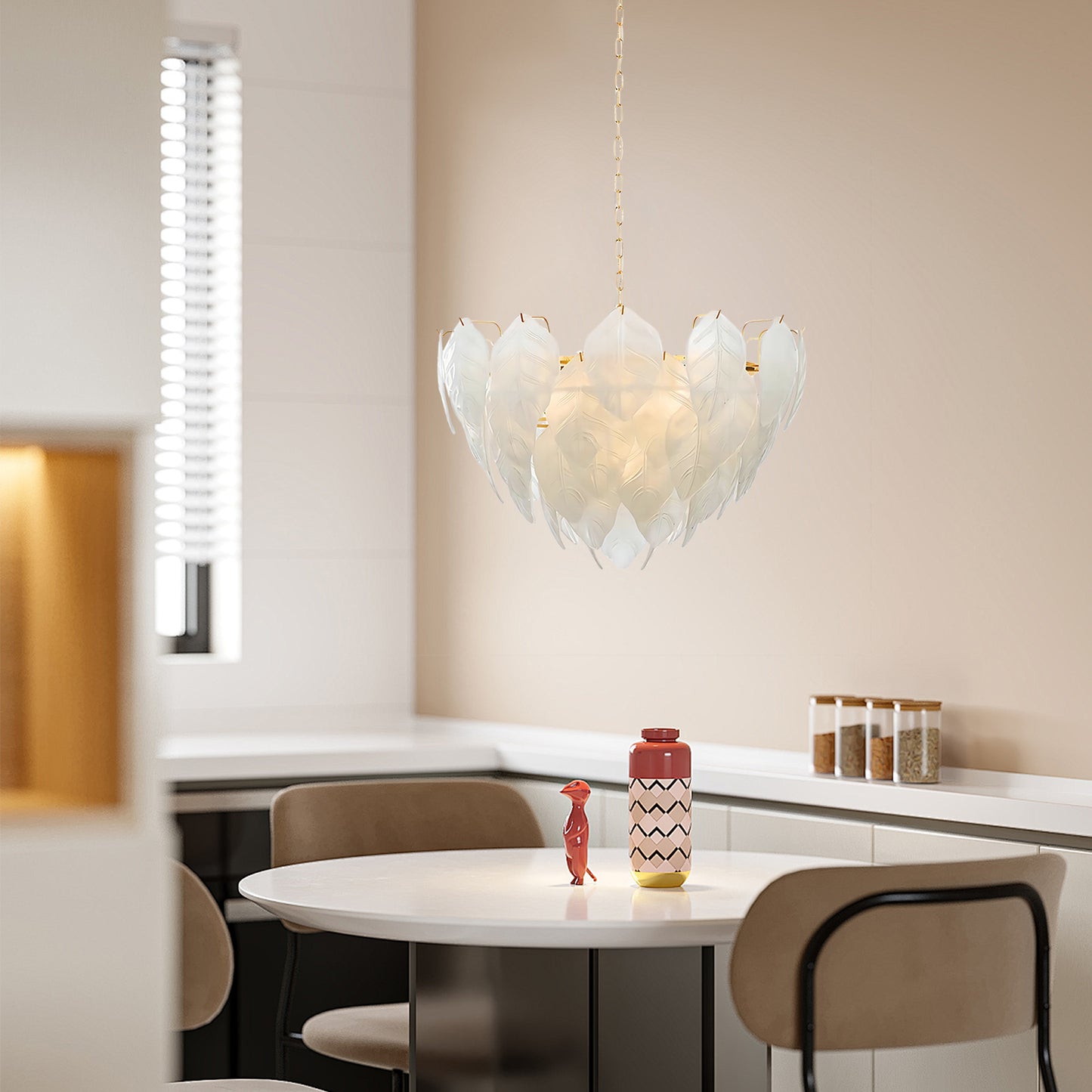Novida Glass Chandelier