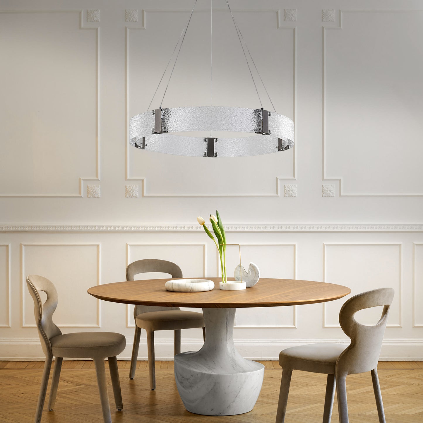 Parallel Ring Chandelier