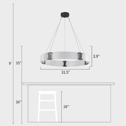Parallel Ring Chandelier
