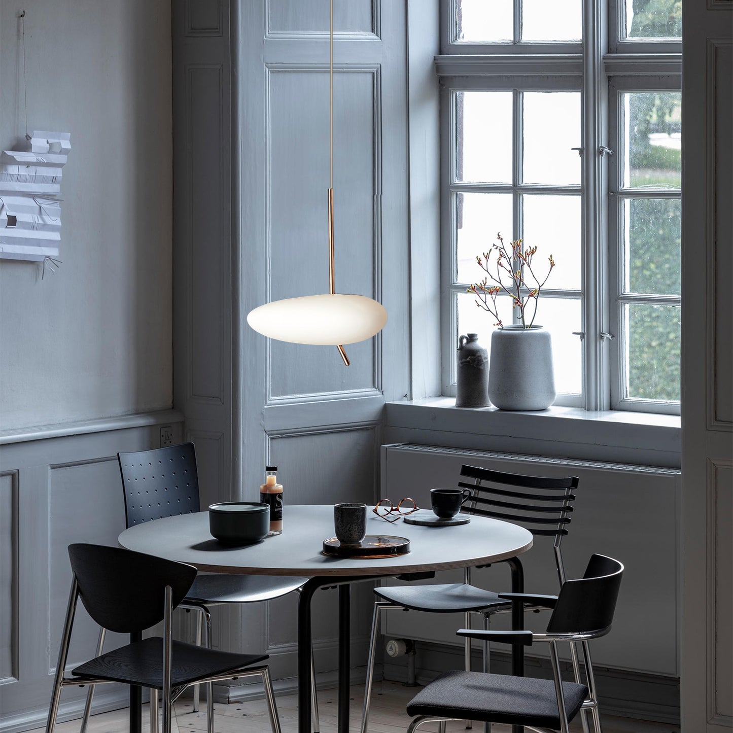 Pebble Disc Pendant Light