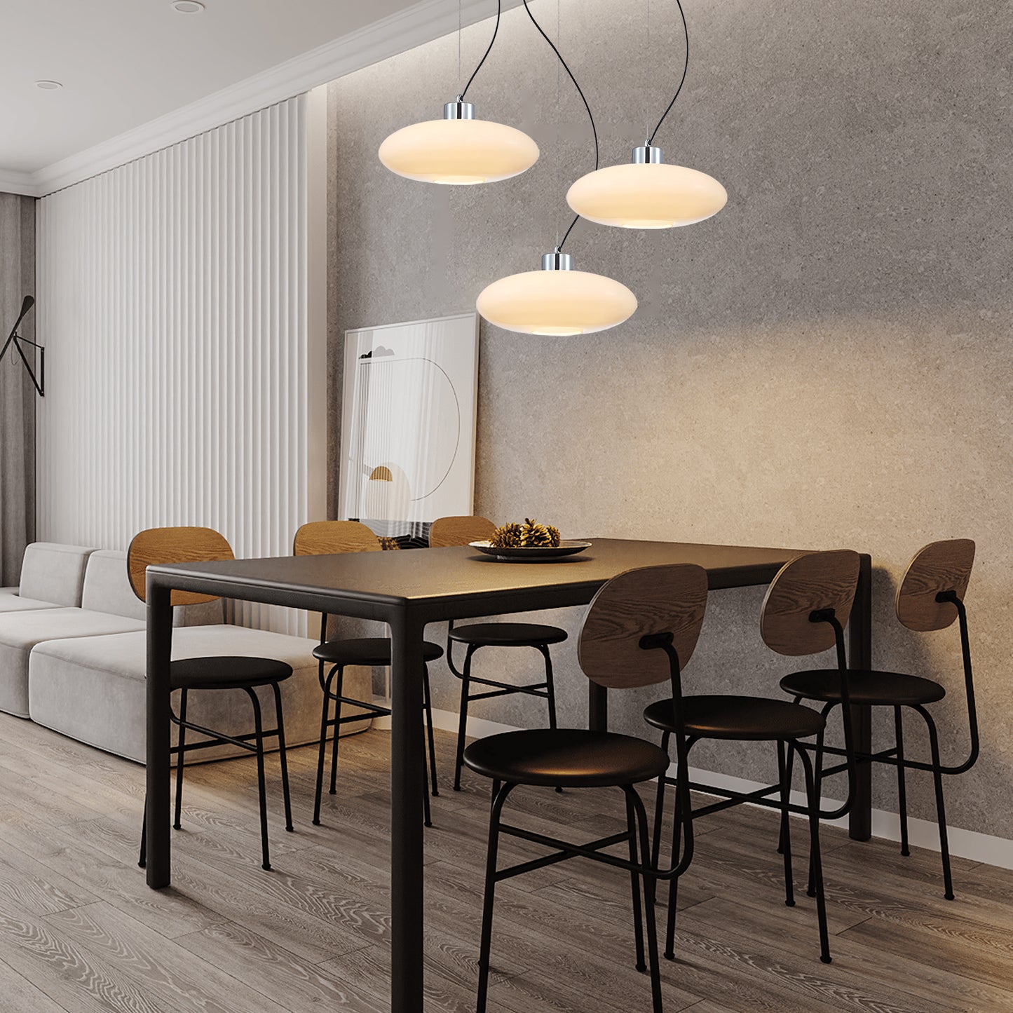 Persimmon Glass Pendant Lamp