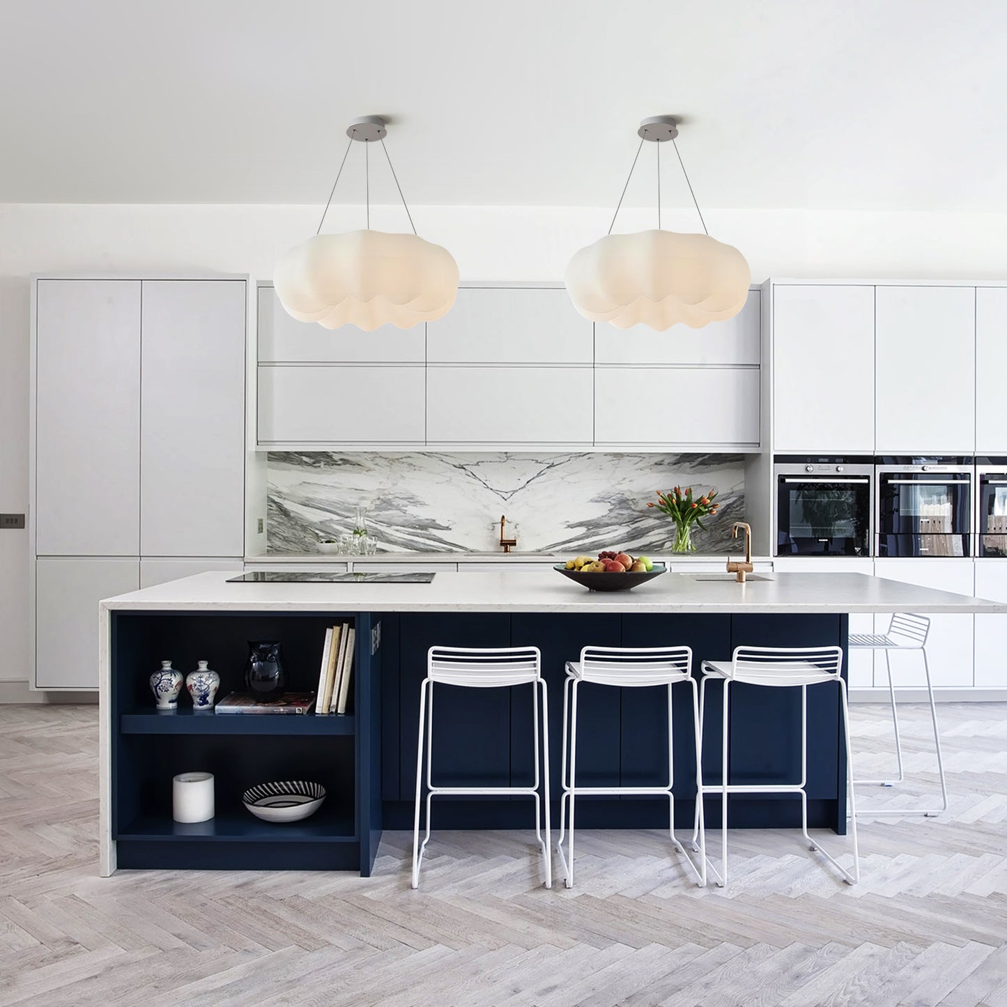 Pumpkin Cloud Pendant Light