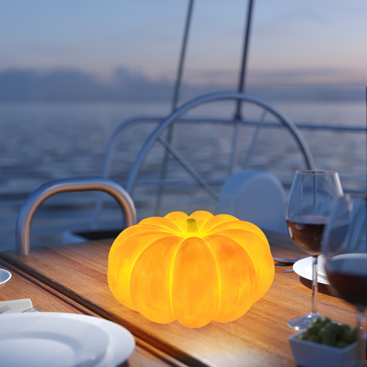 Pumpkin Portable Table Lamp