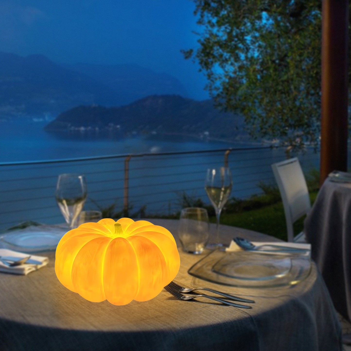 Pumpkin Portable Table Lamp