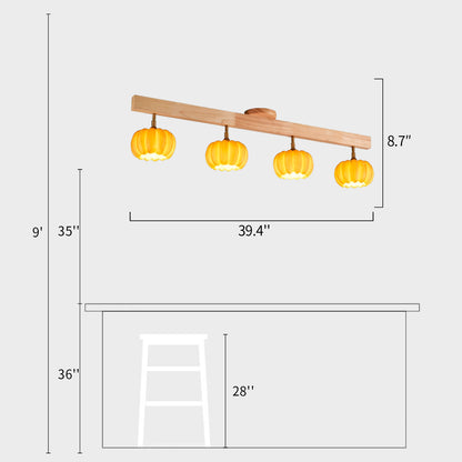 Pumpkin Track Light