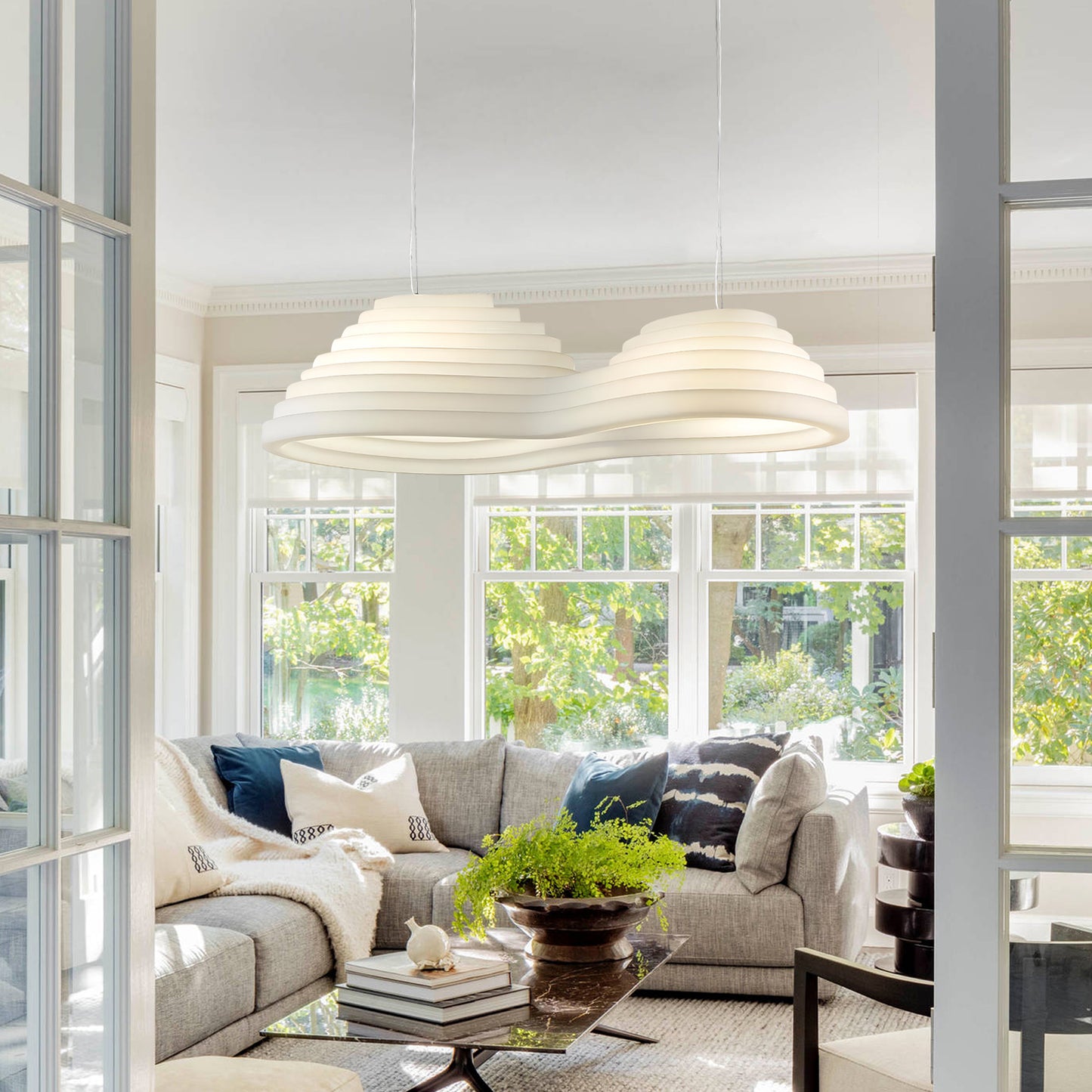 Rice Field Wave Pendant