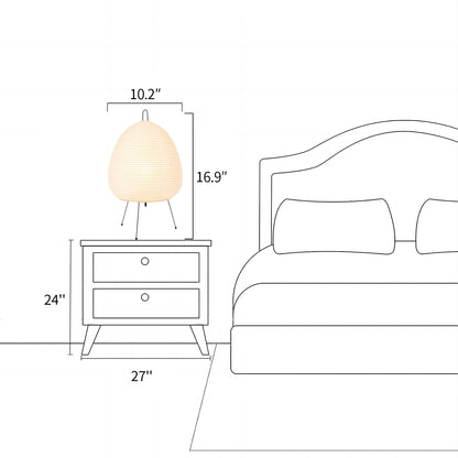 Rice Paper 1A Table Lamp