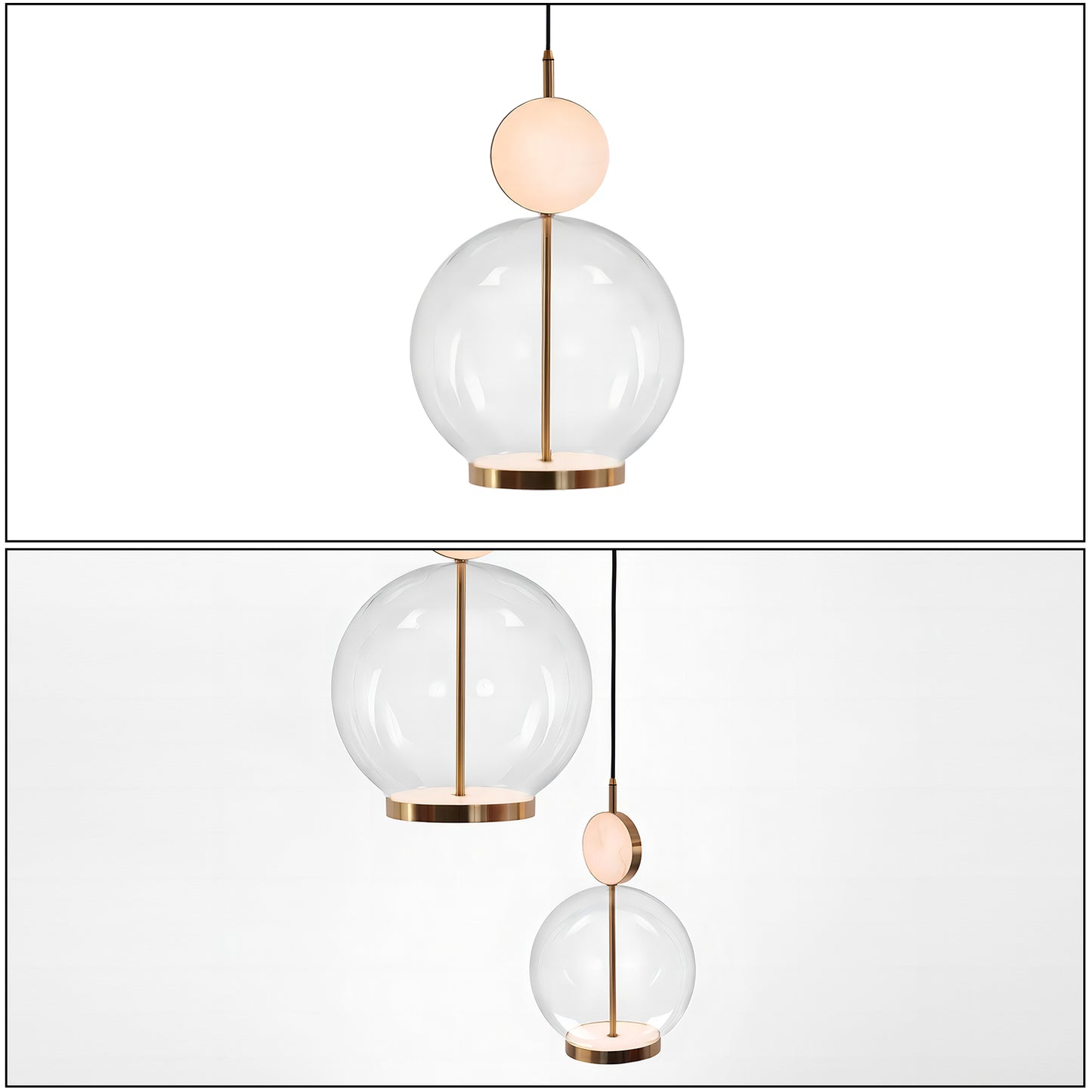Rosa Globe Pendant Light