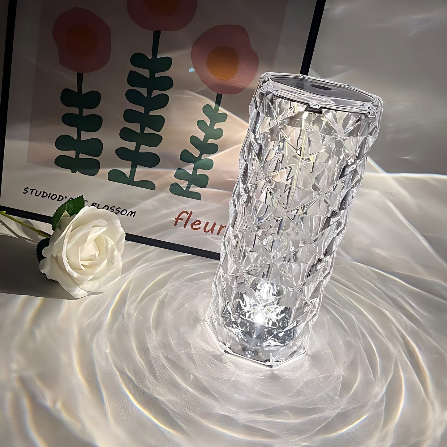 Rose Diamond Table Lamp