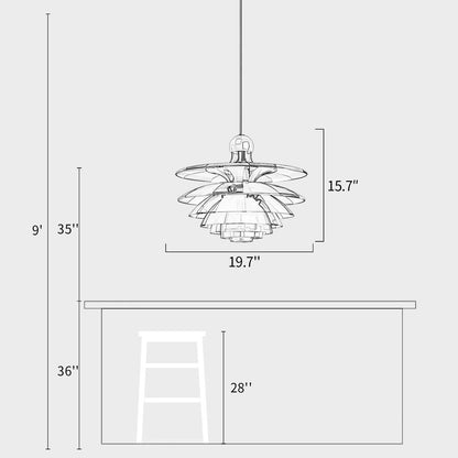 Septima Glass Pendant Lamp