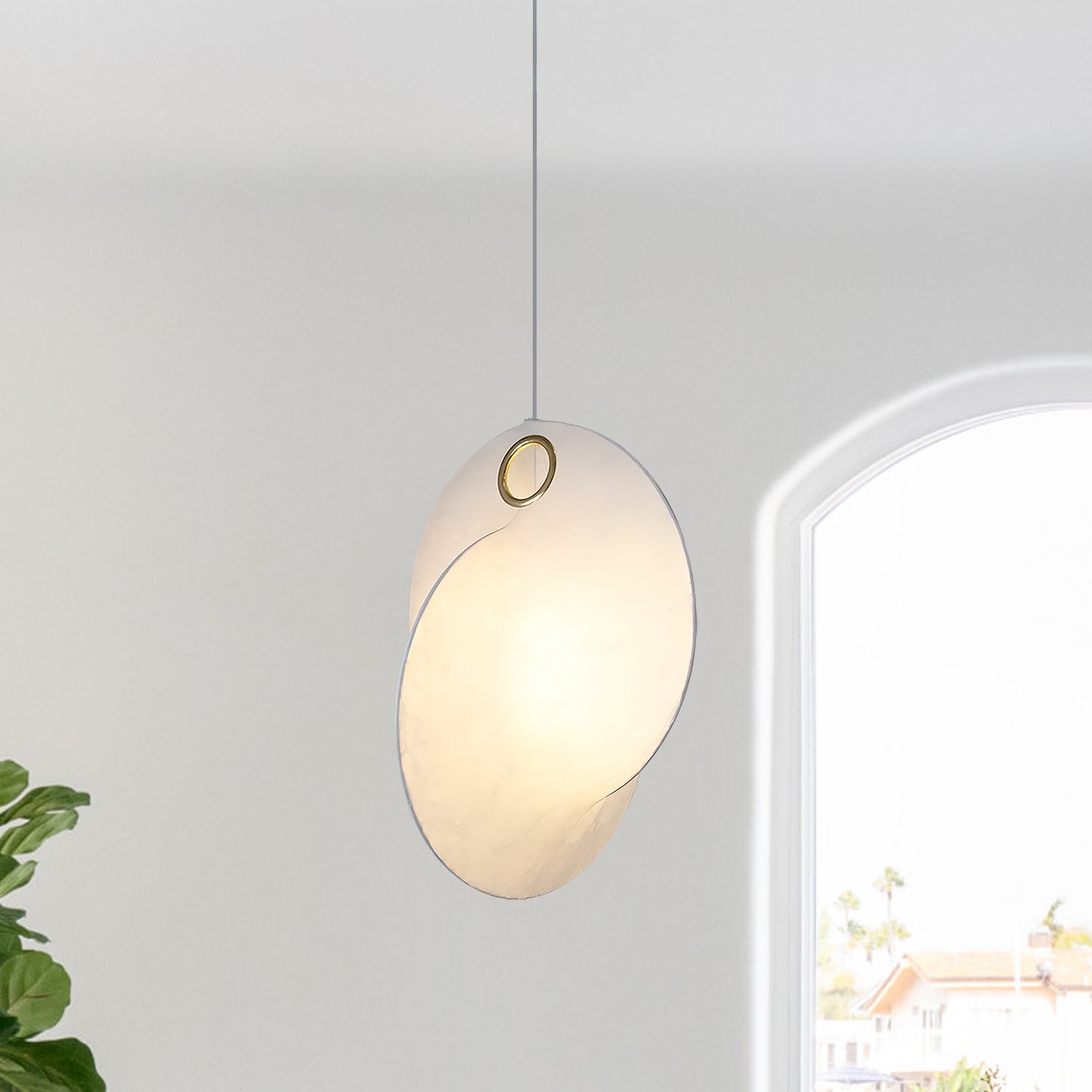 Silk Overlap Pendant Lamp