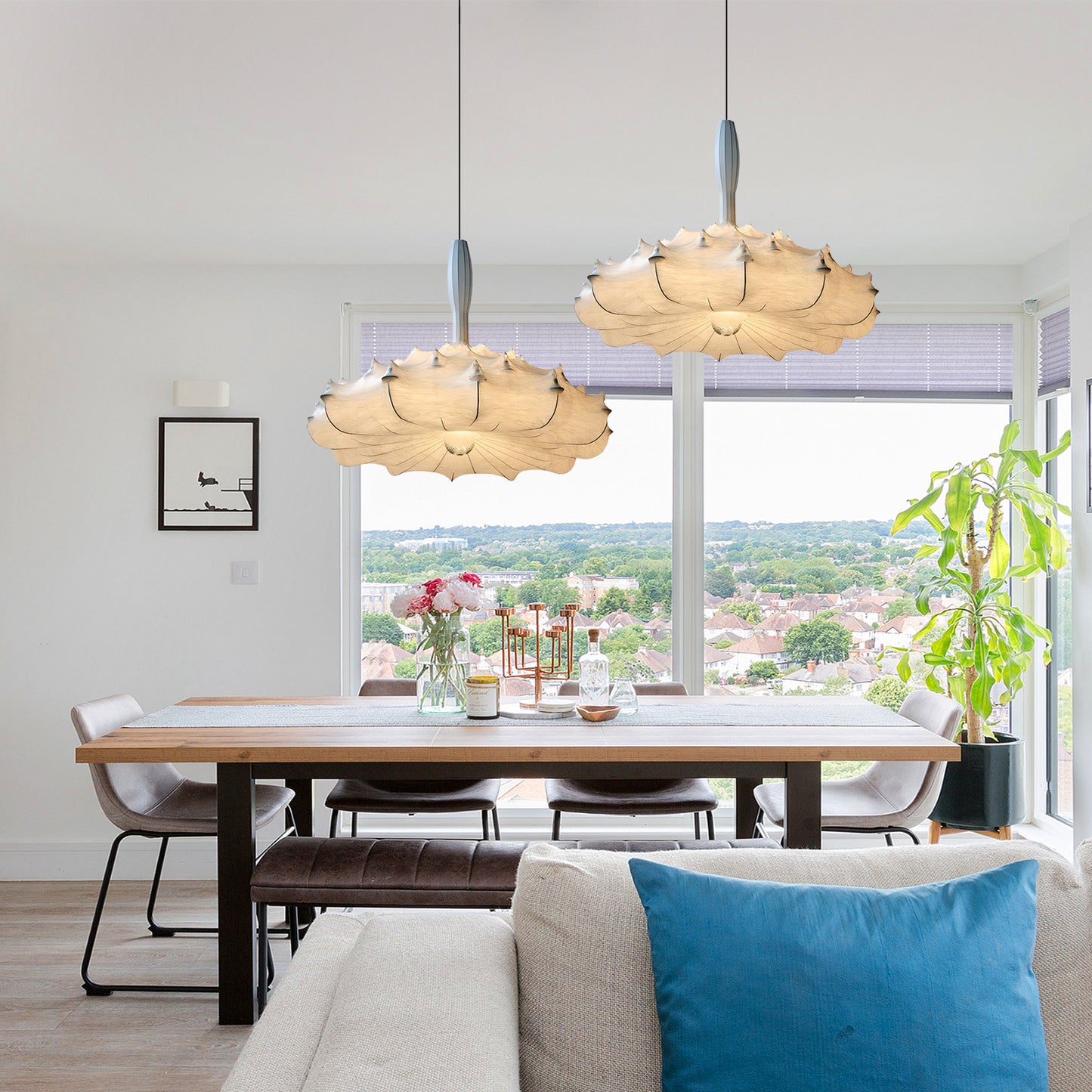 Silk Zpppeelin Pendant Light