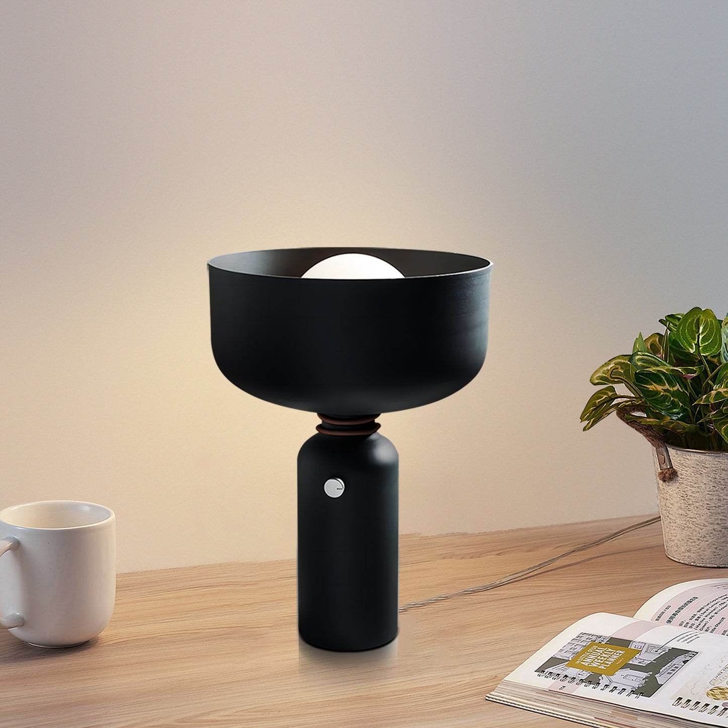 Spotlight Bowl Table Lamp