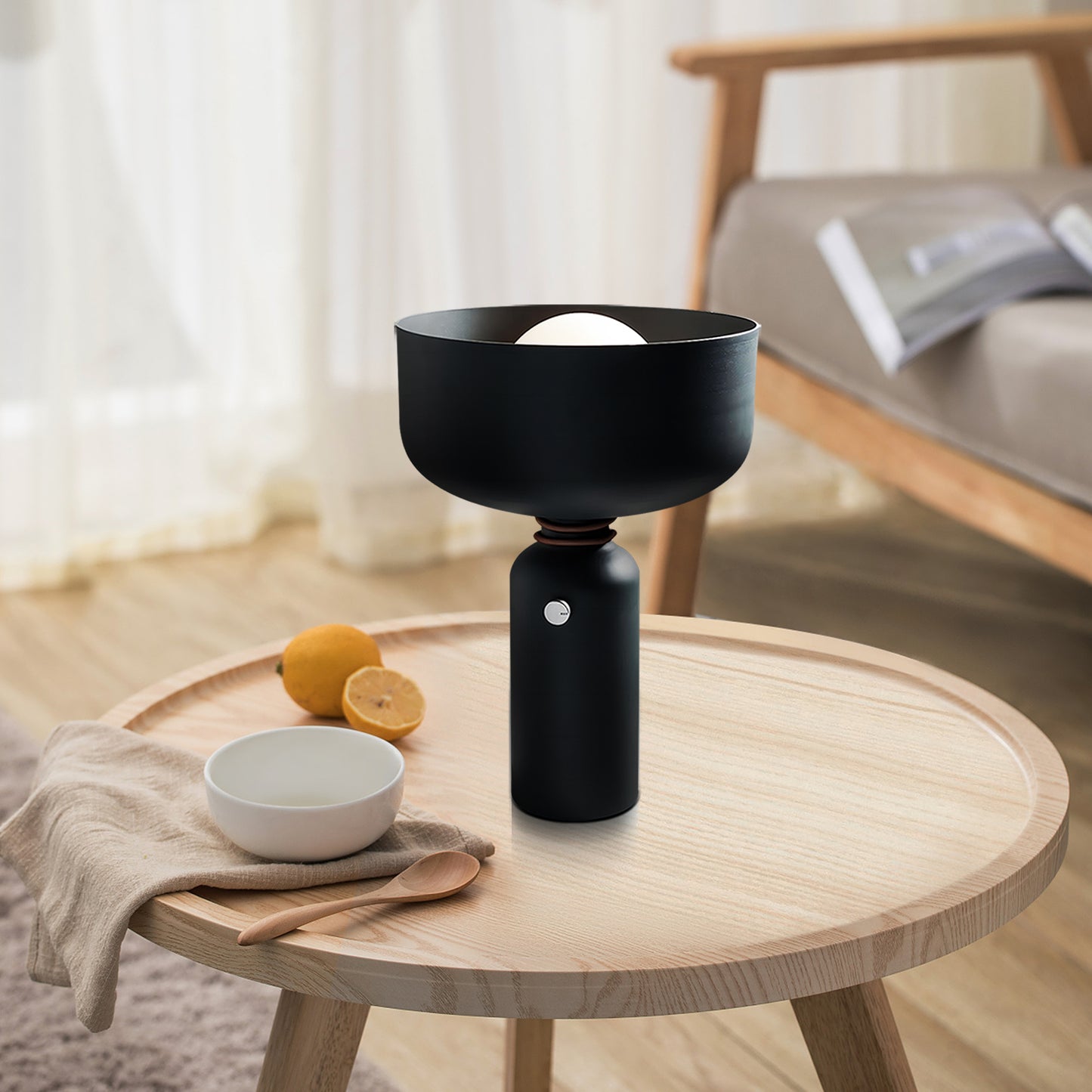 Spotlight Bowl Table Lamp