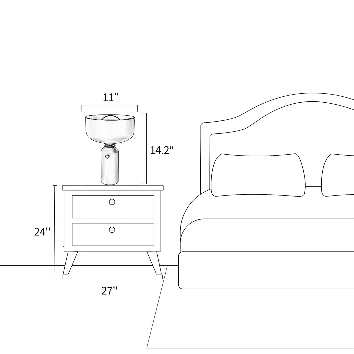 Spotlight Bowl Table Lamp