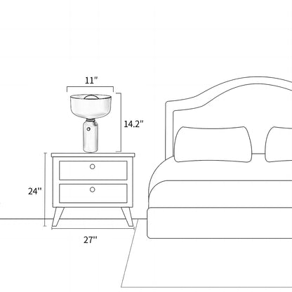 Spotlight Bowl Table Lamp