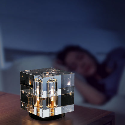 Square Crystal Table Lamp
