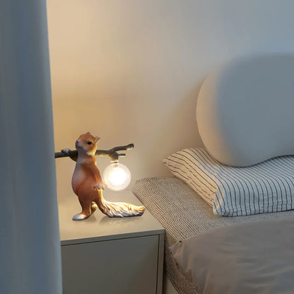 Squirrel Table Lamp