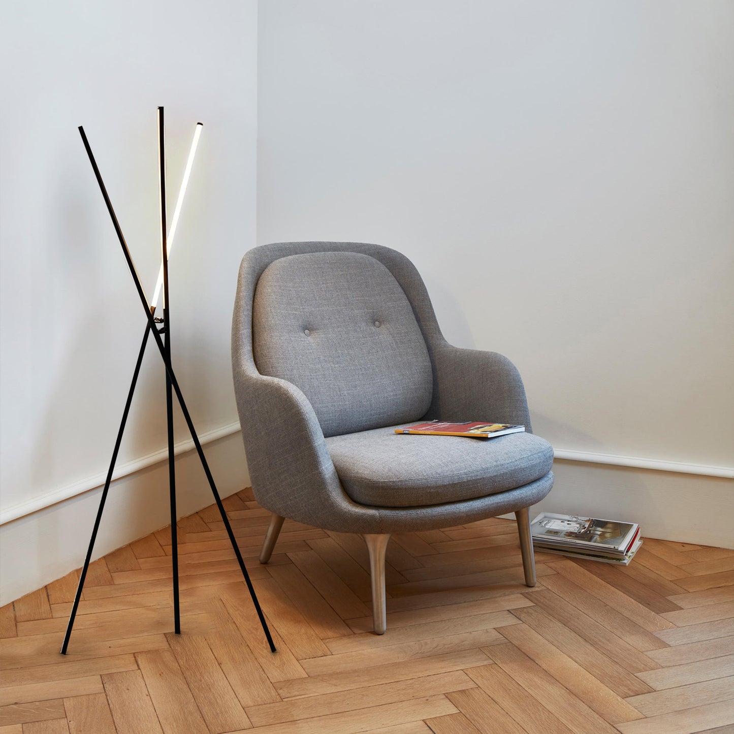 Three-pronged Floor Lamp