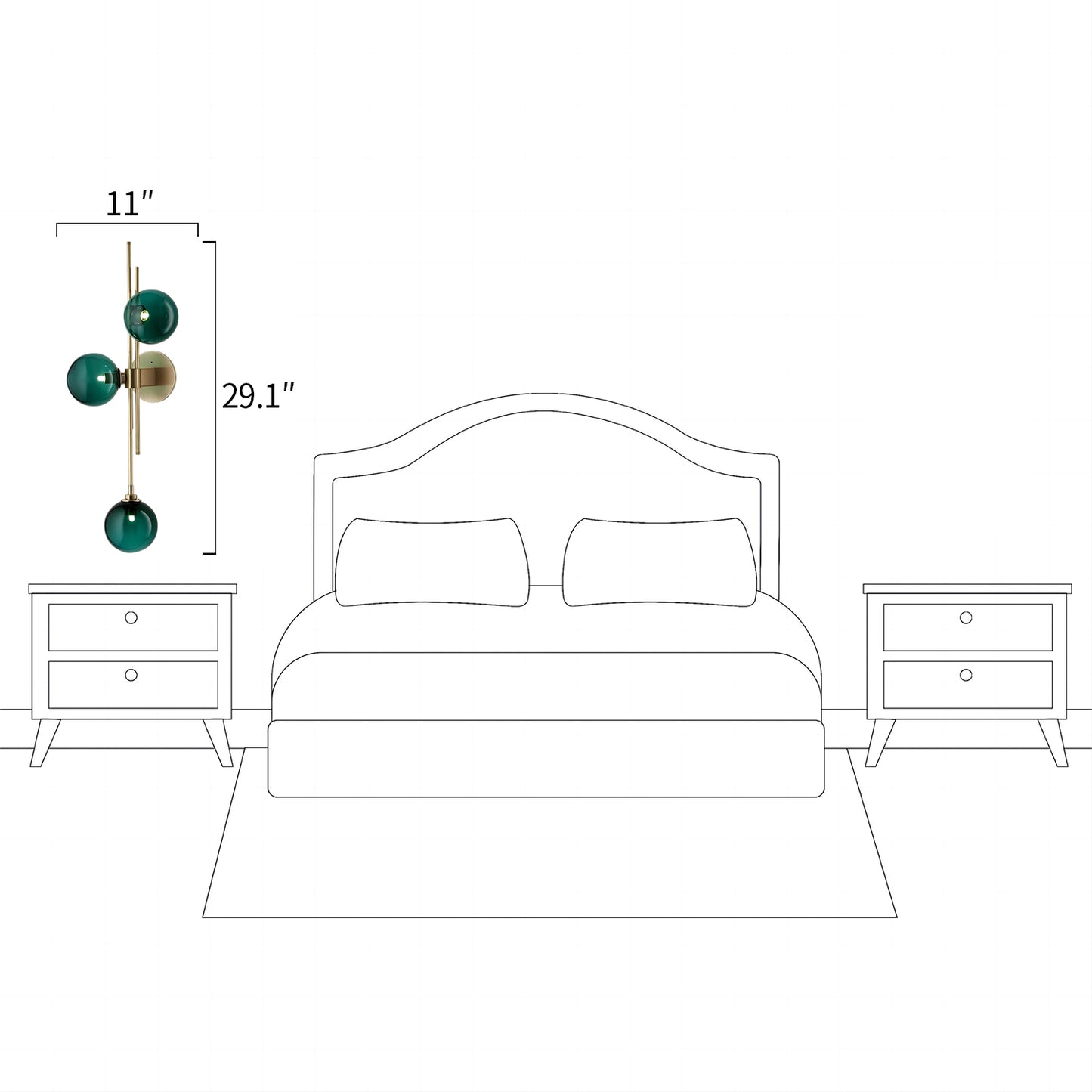 Tiaura Globe Wall Sconce