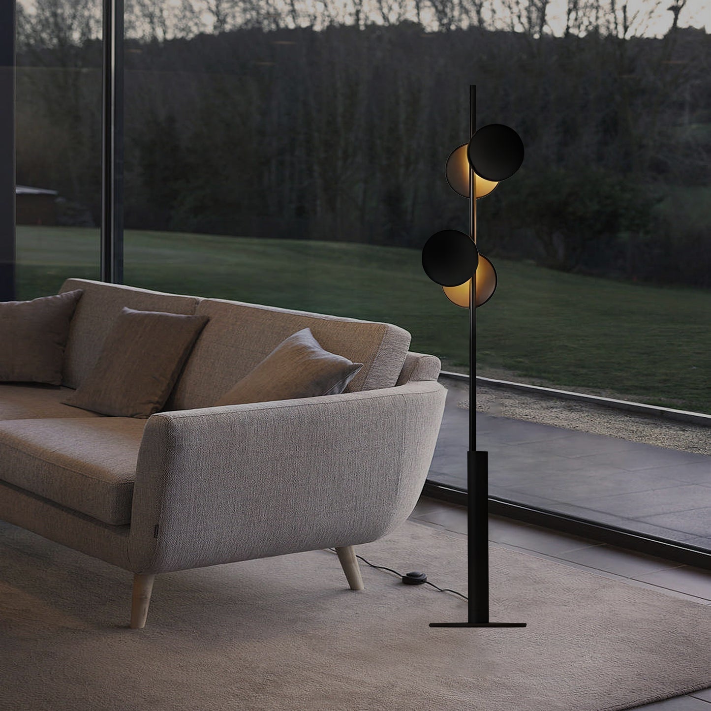 Typography Letter Floor Lamp