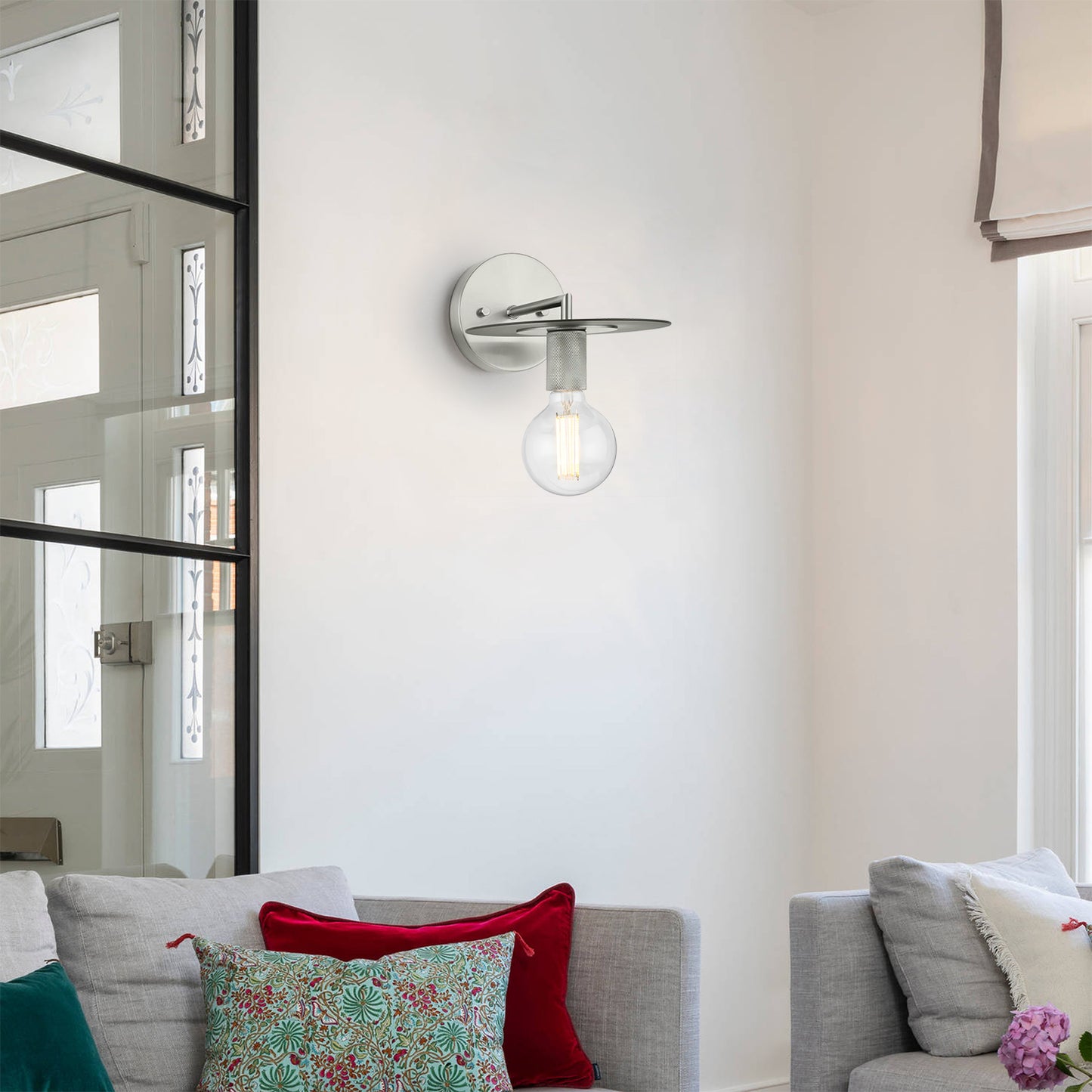 Utilitaire Disk Glass Sconce