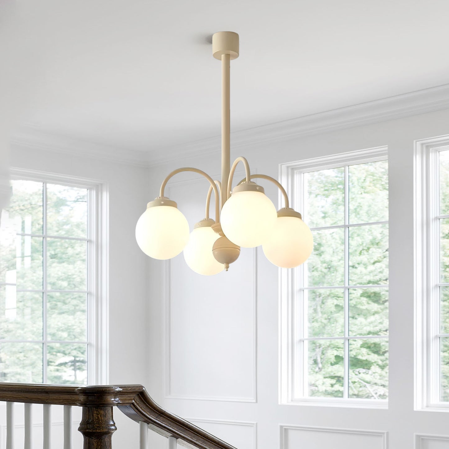 Vanilla Ball Chandelier